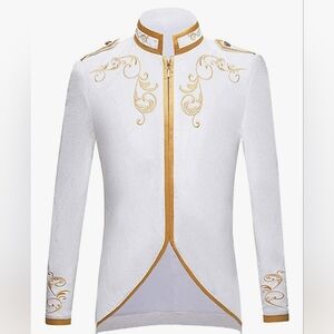 Palace Prince Gold Embroidered Jacket Court Uniform Costume